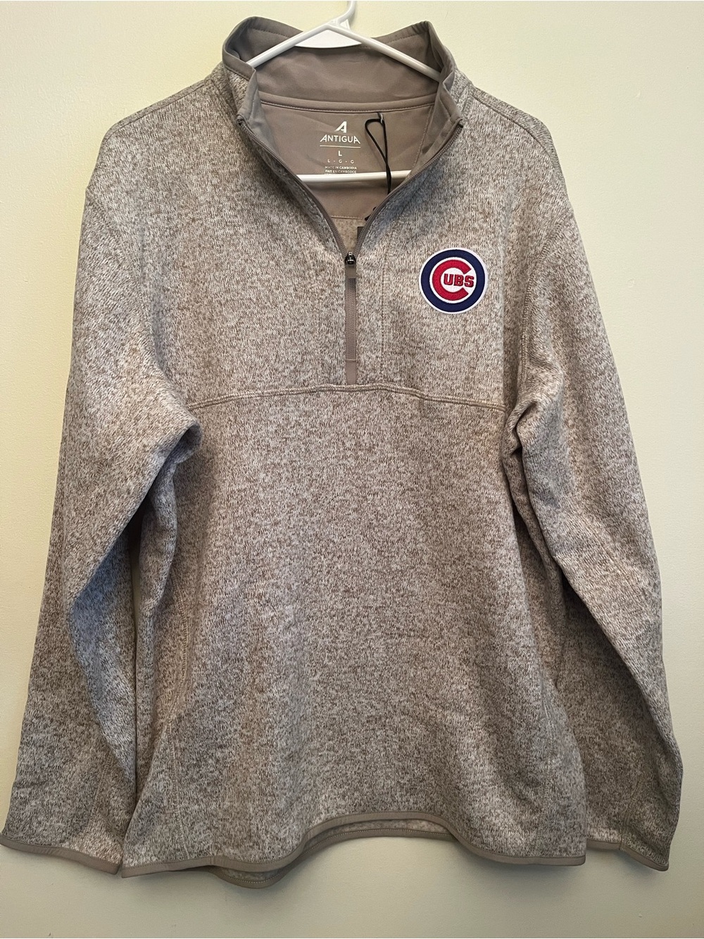 Antigua Chicago Cubs Quarter Zip Pullover